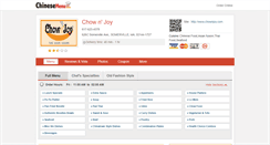 Desktop Screenshot of chownjoy.com